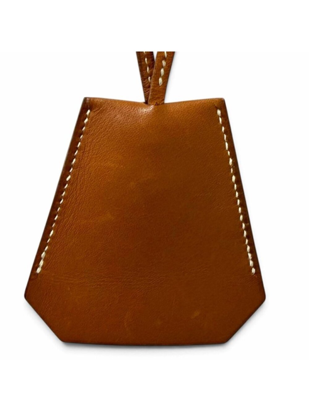 Hermes Veau Barenia Martin Margiela Era Large Clochette Necklace Gold